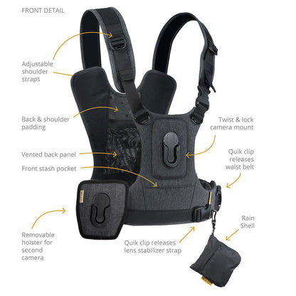 DEMO CCS G3 GREY Binocular &amp; Camera Harness