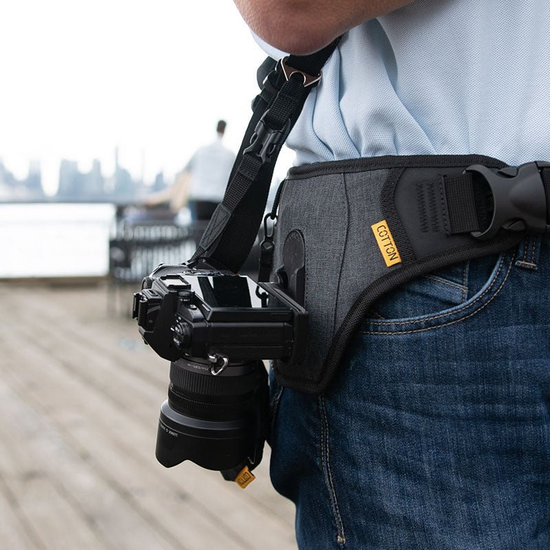 Cotton Carrier SlingBelt with Tether for One Camera